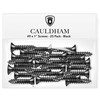 Cauldham Black Wood Screws #9 x 1 Inch for Door