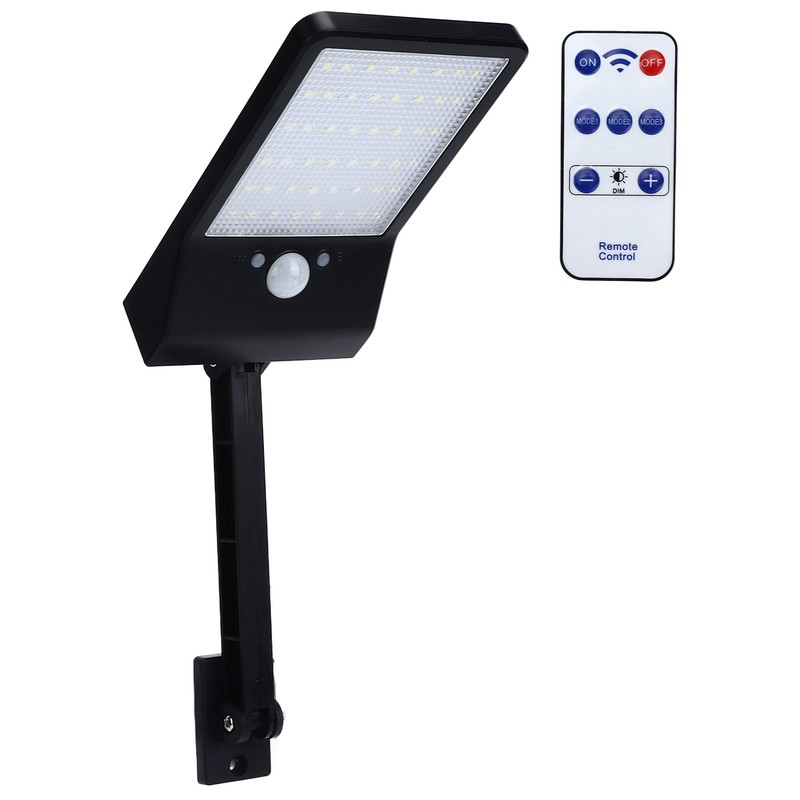 Outdoor Wall Solar Light 48 LEDs Security Motion Sensor Lamp