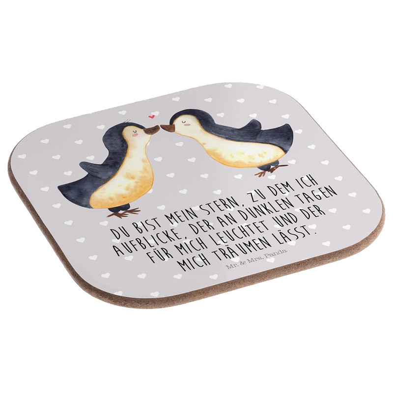 Mr. & Mrs. Panda Coasters Glasses Penguin Love - Gift,