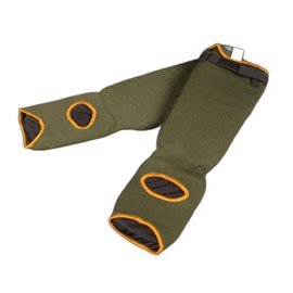 METAL BOXE Shin Pads Thai Boxing + Foot Cotton Military