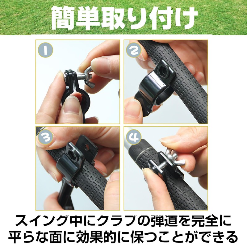 CAWKAY Golf Swing Trainer Swing Correction Warm-up Golf Swing Guide