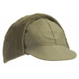 Original Winter Cap of the German Bundeswehr with shield and ear protection in different color and sizes (55, Olive)