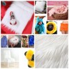 GreatRise 25 x 25 cm Square Faux Fur Fabric Material