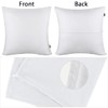 4 Pack Pillow cover,Cotton Comfortable Solid Decorative Throw Pillow Case