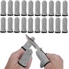 12PCS Cut Resistant Finger Cots,Finger Sleeves, Glove Life Extender, Reusable