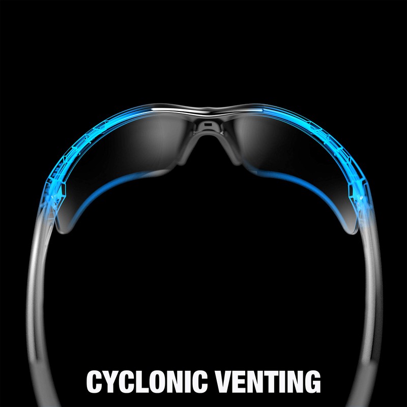 Radians Thraxus™ Safety Eyewear - Gun Metal Frame - Smoke
