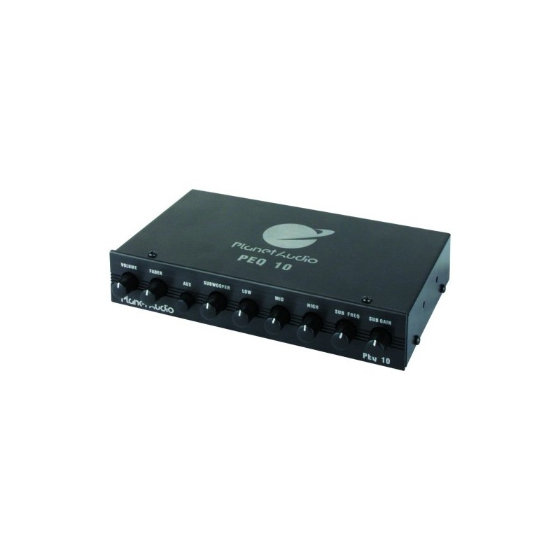 PLANET AUDIO PEQ10 Half-DIN 4-Band Graphic Equalizer