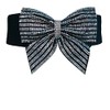 ANNULOYA Bling Stretchy Belts for Women Elastic Wide Rhinestone Bow