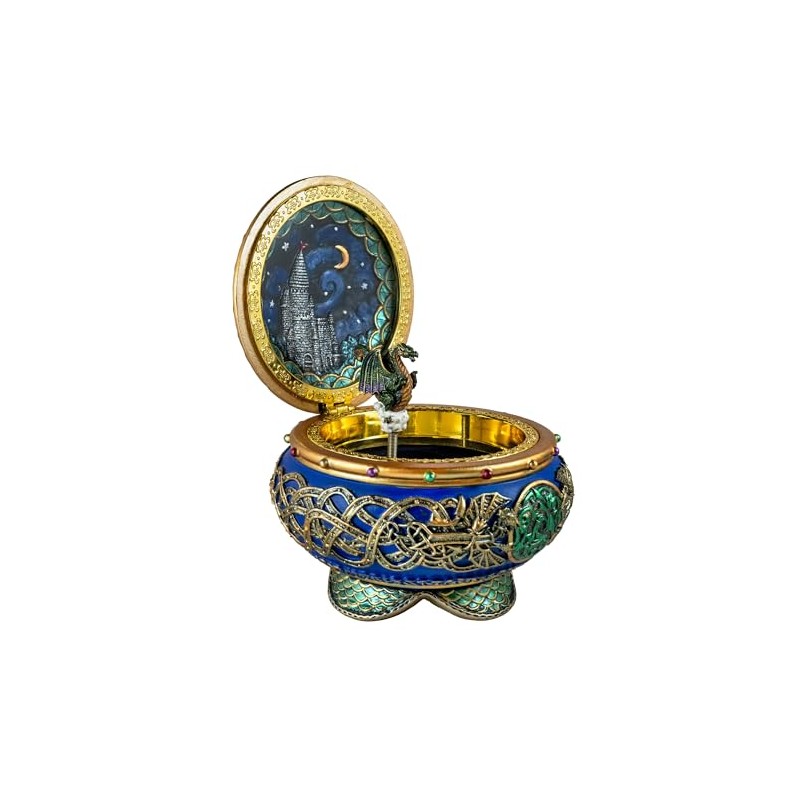 Dragon Hinged Musical Trinket Box by The San Francisco Music