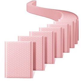 Metronic 6x10 Inch Bubble Mailers 100 Pack, Sakura Pink Bubble Mailers, Waterproof Padded Envelopes Self-Seal, Cushioning for Shipping,Small Items,Jewelry Makeup Supplies,Packaging Bulk#0
