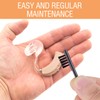 8pcs Small Combs to Clean Hearing Aids,Hearing Aid Cleaning Brush,