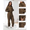 GTLIAE Sweatsuits for Women 2 Piece Set Crop Fleece Lining
