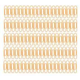 180 clips para carpetas, 3 cajas de clips de papel, color naranja, pequeño, portátil, con forma de pin, suministros escolares para el hogar, clip para suministros de organización de documentos en el h
