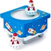 Mousehouse Gifts Rocket Wooden Music Box, Musical Toys, Early Development