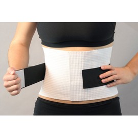 Hydas back support belt with temperature-regulating material, support power, made in Germany