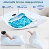Crossvast Sleep Pillow for Side Back and Stomach Shredded Memory