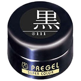 purijeru Super Color EX Black G PG – SE111 4-Colored Gels UV/LED Compatible