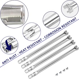 Grill Parts for Weber Genesis e330 Grill Parts, for Genesis E310 E320 E330 S310 S320 S330 EP310 EP320 EP330 Sear Burner, 4 Burner Tubes 5 Flavor Bars 2 Heat Deflectors Weber 62752 7620 7622 7621