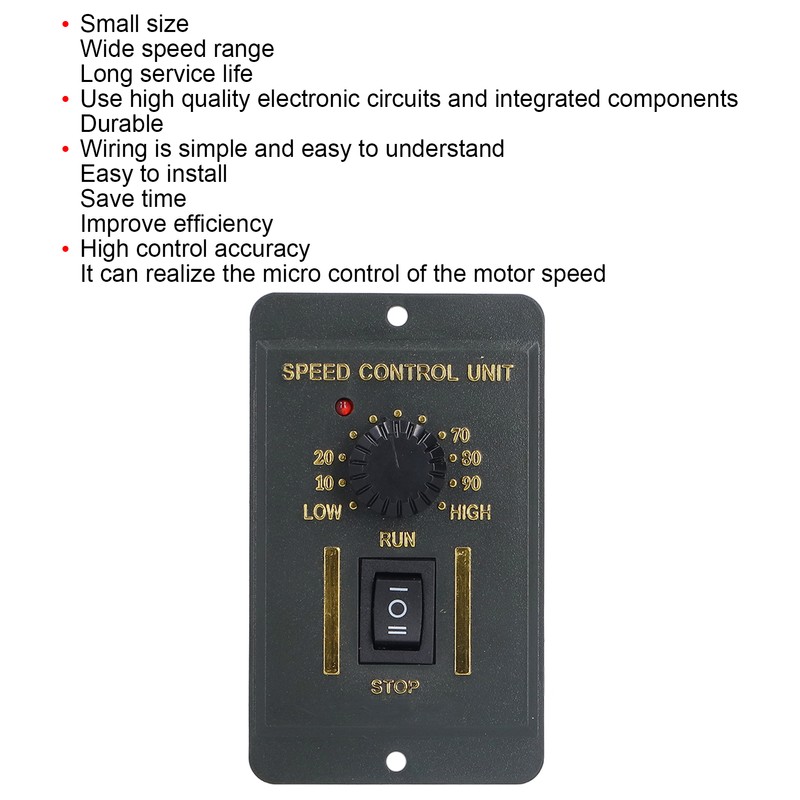 AC Motor Speed Controller Mini Speed Regulator with CW CCW
