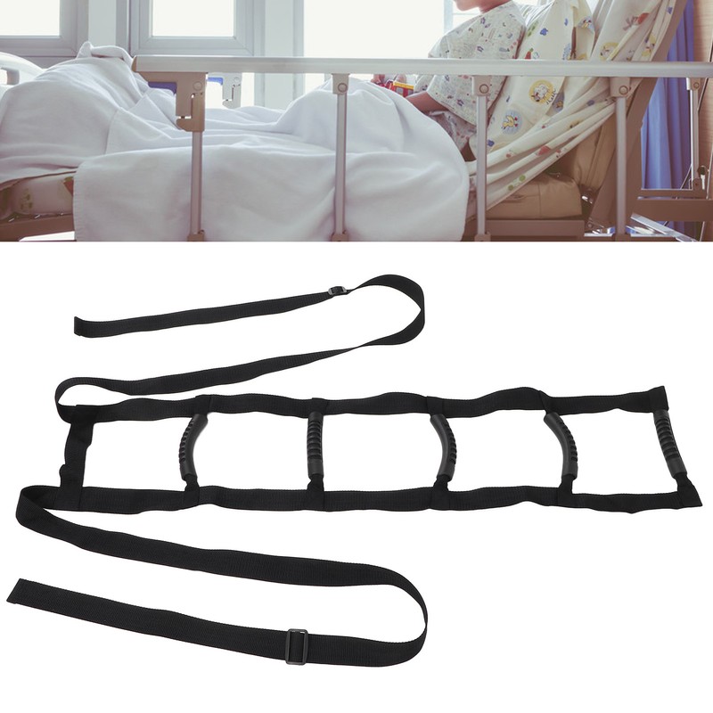 3.8cm Width Adjustable Bed Ladder Assist Rope Elderly Patient Sit