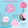 Kids Long Hair Swim Cap for Girls Boys, 3 Size