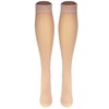 NuVein Sheer Compression Stockings, 30-40 mmHg Support, Knee Length, Closed