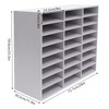 MhdunueSK Literature Organizer,Desktop File Sorter Mail Center,Paper Storage Cabinet with