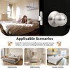 Probrico Brushed Nickel Door Knob Without Key Privacy Door Knob