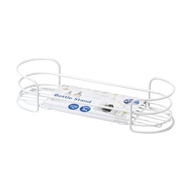 Pearl Metal HC-174 Bathroom Storage Bottle Stand, Wire, Double Coating, Shampoo, Conditioner, White, Bath Style