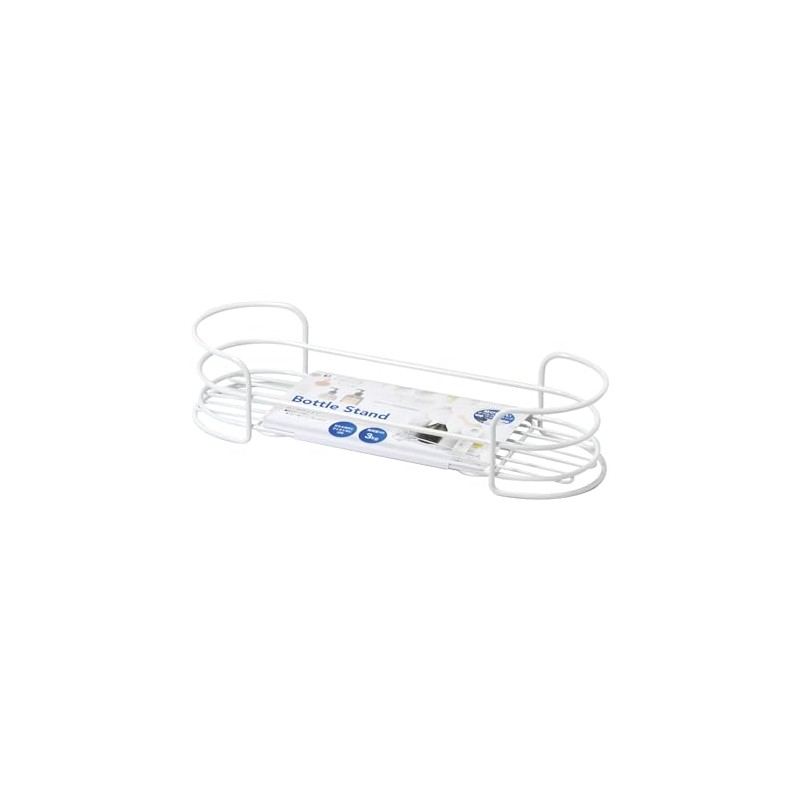Pearl Metal HC-174 Bathroom Storage Bottle Stand, Wire, Double Coating,