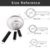 IPOW stainless steel kitchen strainer, premium fine sieve with thickened