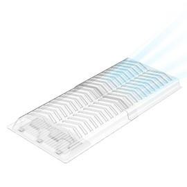 Floor Vent Deflectors, Extends Airflow Beyond Furniture - 1 Pack