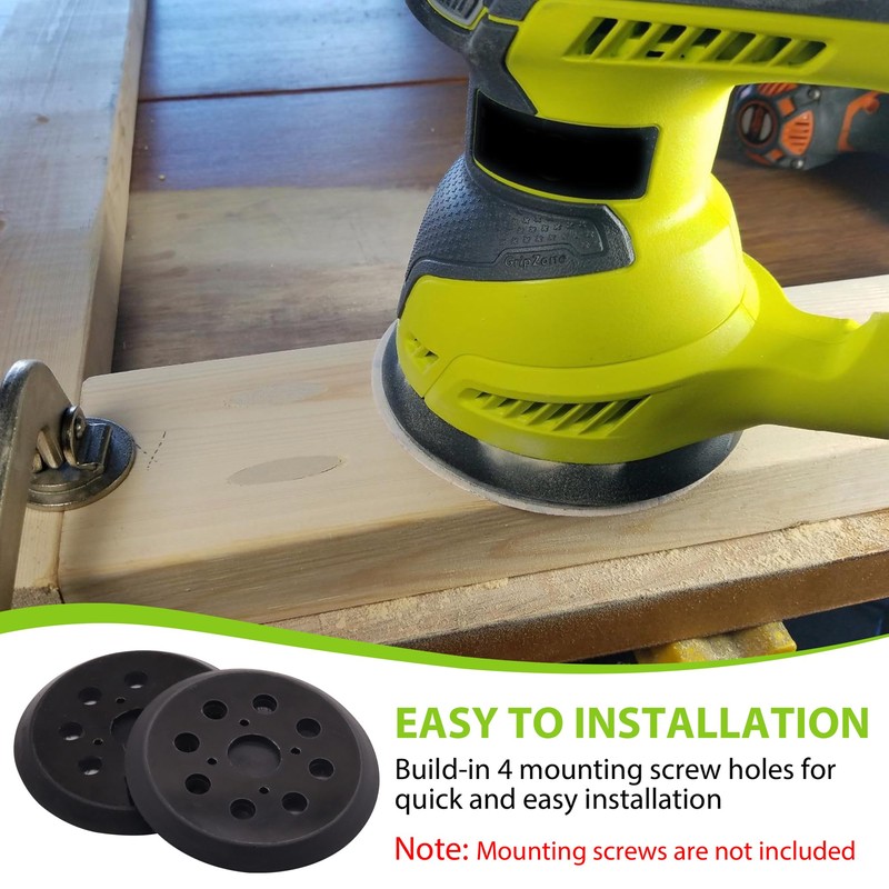 5-Inch Sander Replacement Pad, Hook and Loop Sanding Pad Compatible