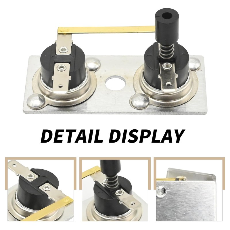 ZUDKSUY 2 Pack 232306 120V RV Water Heater Thermostat Switch,