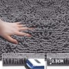 Poligono Bathroom Rug, Non-Slip, Washable, Microfibre Absorbent Bath Mat, Shower