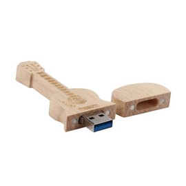 Guitar Wood 32GB USB Musical Instrument Flash Pen Drive Memory Thumb Stick Data Storage Bamboo