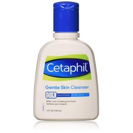 Cetaphil Gentle Skin Cleanser for Dry to Normal Sensitive Skin, 4 fl oz (Pack of 2)