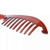 4Pcs Banana Hair Clip Elongated Interlocking Plastic Two Sides Hair