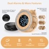 uscce Dual Extra Loud Alarm Clock with Bed Shaker -