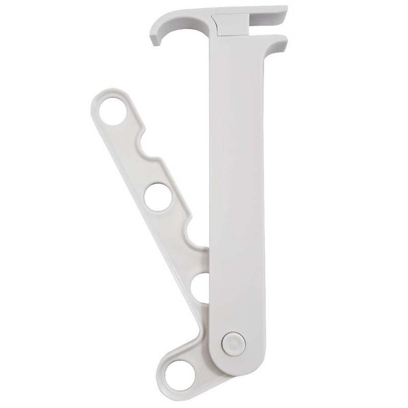 AISEN LK422 Polypropylene/ABS/Neodymium Magnet Curtain 4 Hooks