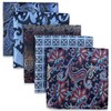 Shlax&Wing Pack of 5 Assorted Handkerchiefs for Men Square Size