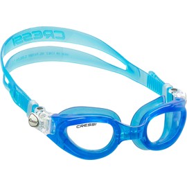 Cressi Swim Kids Right Small Fit Swimming Goggles - Blue/Clear