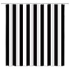 ABONAN Black and White Striped Shower Curtain Modern Fashion, 72