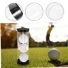 VICASKY 2Pcs Golf Ball Tube Transparent Plastic Holder for Golf