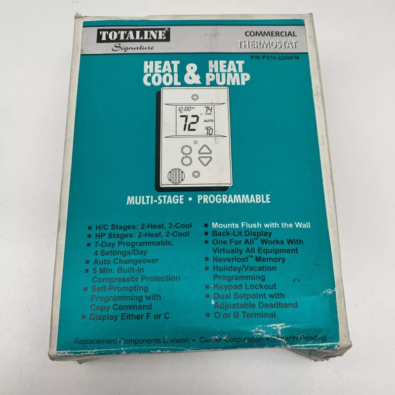 Totaline P374-2200FM Commercial Multi Stage Programmable Heat Pump Thermostat