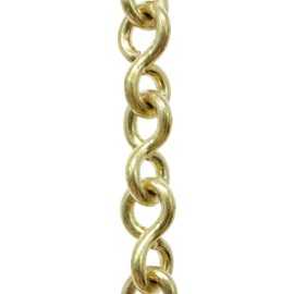 RCH Hardware CH-20-PB Brass Chandelier Chain, Polished Brass (1 Foot)