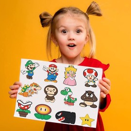 Junrife Diamond Sticker for Kids,Sparkle Gem Stickers for Girls and Boys, 5D DIY Arts Gem Painting Kits - Best Gift Ideas for Girls Crafts Age 4, 5, 6, 7, 8, 9, 10-12, 6-8