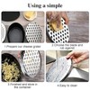 Kettion Cheese Grater with Airtight Storage Container,Cheese Shredder&Vegetable Grater(2-in-1)，Box Grater