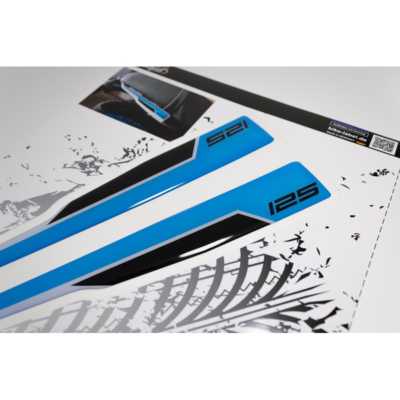 Tankpad Graphics Kit Pillion Cover Compatible with Yamaha MT-125 MY2025