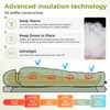 ATEPA Down Sleeping Bag for Adults, 700FP Recycled Wearable Ultralight